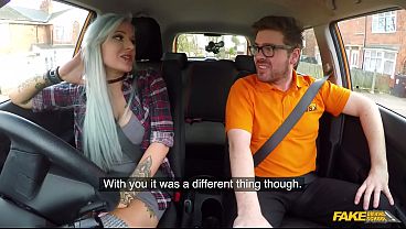 Anal sex and Dildo double penetration with Alexxa Vice Fake Driving School