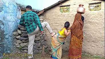 Indian Step Motherinlaw And Step Wife Fucked by Her Step Son inlaw Hindi Clear Audio (Threesome Sex)